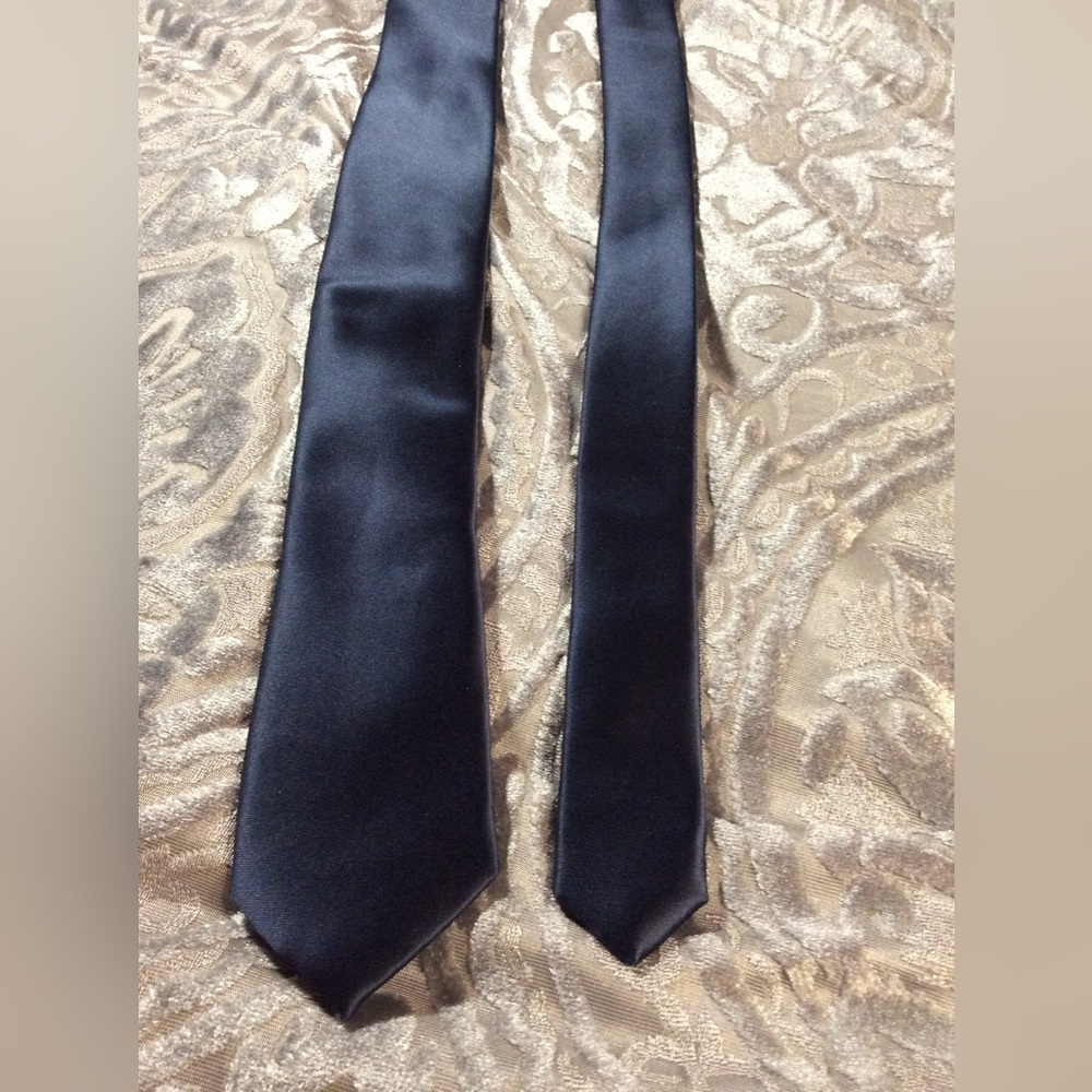 Alfani Thin Navy Neck Tie